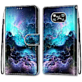 Miniatyrbilde 2 av 5: Lærveske til Xiaomi Poco X3 NFC Colorful Clouds