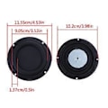 Miniatyrbillede 3 af 5: Basradiator Højttaler Membran Hjælpe Forstærk Bas Vibration Membran Passiv Radiator til Woofer Højttaler DIY 2 inches square