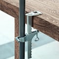 Miniatyrbillede 3 af 5: 328*92mm, 1 stk., Universal paraplyholder til vandret og lodret montering