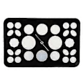 Miniatyrbild 5 av 5: Nagelkonst Penselställ Akryl 26 Hål Nagelkonst Pensel Rack för Skola Kontor Hem Butik Svart Vit