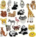 Broderie Patch Thermocollant, Ecusson à Coudre, 21pcs Patches th