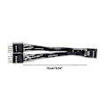 Pikkukuva 3 / 5: 10CM USB-emolevyn kaapeli USB-liittimen jatkokaapeli 9-nastainen 1 naaras - 2 uros Y-jakokaapeli 10 cm