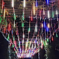Pikkukuva 3 / 5: LED-värinen aurinkometeorisuihkuvalo, 30 cm pitkä * 8 kpl 192 lamppua