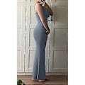 Miniatyrbilde 5 av 5: Dame Lounge Spaghetti Stropp Maxi Kjole Elegant Ensfarget Ermeløs Bodycon Kjole for Strandfest