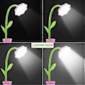 Miniatyrbillede 4 af 5: Børnelampe, Kreativ Genopladelig Skrivebordslampe LED Øjenbeskyttelse Touch Sensor Bordlampe Dæmpbar Sengelampe med Penneholder (Pink)