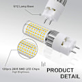 Miniatyrbilde 3 av 5: 1 stk (3000K) LED G12 16W Kald Hvit, Bi-Pin Kornpære (150W Halogen
