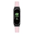 Pikkukuva 3 / 5: Aito nahkaranneke Xiaomi Smart Band 8 -älykellolle mustalla kellokotelolla Style C