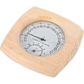Miniatyrbild 3 av 4: Hlzerne Bastu Hygrotermograf Termometer Hygrometer Basturum Gran Träurtavla Luftfuktighet Temperaturmätare Monitor Inomhus