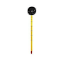Miniatyrbillede 1 af 5: Internt Akvarium Letlæseligt Sugekop Termometer Stick Akvarietermometer Termograf Nøjagtigt Termometer Gul Yellow