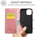 Miniatyrbillede 5 af 5: LC.IMEEKE Magnetisk PU + TPU Etui til iPhone 13 Pro Rose Gold