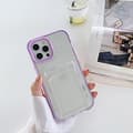 PC+TPU Kortfacksfodral För iPhone 12 / 12 Pro Purple