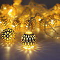 Miniatyrbilde 1 av 5: Marokkanske Lyslenker Batteridrevet 40 Gull LED Globe String