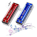 Pikkukuva 1 / 4: X Harmonica C-duuri Blues Harmonikka Diatoninen Harmonikka Lasten Harmonikka 10 Reikäinen Diatoninen Harmonikka Blues Harmonikka