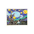 Miniatyrbillede 1 af 5: 2 stk. Van Goghs Stjerne Nat Maleri Emblempind, Multi, 1,75