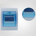 Miniatyrbild 3 av 5: 2-3/3-4 Vägs Plast Distributionsbox Transparent Lock Strömfördelning för Skyddsbox För Mini Strömbrytare 2-3 way
