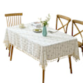 Miniatyrbillede 4 af 4: 1 stk. Rektangulær Dug i Bomuld til Køkken, Spisestue, Buffet Dekoration (140x180cm)