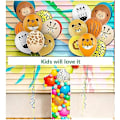 Miniatyrbillede 2 af 5: Jungle Wildlife Balloner - 10 12 tommer latex dyreballoner til j