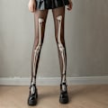 Miniatyrbild 5 av 5: Luminescerande stil, femmes sous - kläder bas collants strumpor