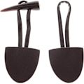 Miniatyrbild 3 av 5: 6 par läderknappar Horn Toggle Duffle-knappar för kappa kaffe