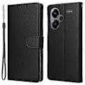 Pikkukuva 1 / 5: Xiaomi Redmi Note 13 Pro+ 5G -kotelo PU-nahkatelineellä ja 3 korttipaikalla Style D