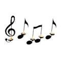Miniatyrbild 2 av 5: Väggljusstake Ljushållare Set om 4 Musiksymbol Ljusstakehållare Modern Heminredning för Inflyttningsfest Gård()