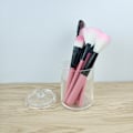 Miniatyrbillede 4 af 5: Makeup Bomulds Opbevaringsboks Transparent Rund Opbevaringsboks