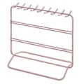 Miniatyrbillede 2 af 3: Smykkestativ i jernkunst Øreringeholder Øredråbe Display Rack Organizer