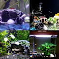 Miniatyrbilde 5 av 5: Akvarium Resin Ornament, Akvarium Huledekor, Resin Broken Barrel
