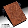 Pikkukuva 4 / 5: Riikinkukko-nahkainen tablettikotelo Xiaomi Redmi Pad SE:lle Brown