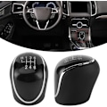 Miniatyrbild 5 av 5: 1PC 6-växlad växelspaksknopp för Ford Focus Black MK2 MK3 Fit fo