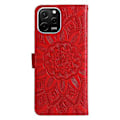 Miniatyrbild 3 av 5: Solros Läder Telefonfodral För Huawei nova Y61 Red
