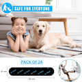 Miniatyrbillede 2 af 7: Tæppeclips, sæt med 24 genanvendelige anti-slip clips, multifunktionelt vaskbart tæppebånd, egnet til forskellige tæpper