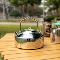 Miniatyrbillede 4 af 5: Bærbar Camping Kedel 1L Rustfrit Aluminium til Kaffe og Te