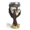 Miniatyrbillede 1 af 5: Rustfrit stål kranie kaffekrus harpiks Halloween kranie drikke C
