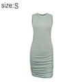 Miniatyrbillede 2 af 5: Dame Firkantet Hals Langærmet Maxikjole Bodycon Kjoler (style49)