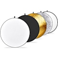Miniatyrbillede 1 af 4: 1 stk. Bærbar 5 i 1, 110 cm Translucent, Sølv, Guld, Hvid og Bl