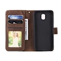 Pikkukuva 3 / 5: Skin Feel -nahkakotelo Samsung Galaxy J5 2017 -puhelimelle Brown