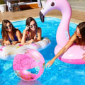 Miniatyrbillede 3 af 4: 16 tommer oppustelig glitter strandbold konfetti strandbolde svømning