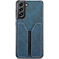 Pikkukuva 2 / 5: Kotelo Samsung Galaxy S21:lle, PU-nahkainen lompakkokotelo luottokorttipaikalla, erittäin ohut suojakotelo Samsung Galaxy S21:lle (sininen)
