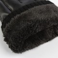 Miniatyrbillede 2 af 5: Leopard herre vinter handsker i fåreskind med cashmere for, hold