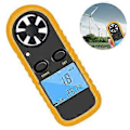 Miniatyrbillede 1 af 5: GM816 Digital Anemometer Vindhastighedsmåler LCD Håndholdt Luftstrøms Vindmåler Termometer
