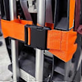 Miniatyrbillede 4 af 5: Multifunktionel Bagage Autostol Rem Rejse Kuffert Spænde Bælte til Nem Pakning Øger Sikkerheden Under Rejse Sort Black