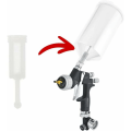 Miniatyrbillede 5 af 5: 50 stk. Gravityfiltre til engangsmalersprøjtefilter Fint Mesh