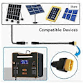 Miniatyrbillede 2 af 5: XT60 Han til DC7.9mmx5.5mm Hun Adapterkabel til Solcellegeneratorer og Power Stations 14AWG 60cm