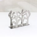 Miniatyrbilde 1 av 5: 1 stk Serviettholder, Serviettholder i Rustfritt Stål, Jern Serviett Organizer