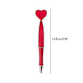 Miniatyrbilde 3 av 5: 6 stk./sett Hjerteformede Kulepenner Signaturpenner Journalføringspenner 1,0 mm Skrivepenner Skrivesaker for Studenter rød 1 red 1