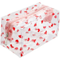 Pikkukuva 1 / 5: 1 x Suuri läpinäkyvä PVC-kynäkotelo naisille, Girly Heart Desi