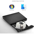 Pikkukuva 2 / 5: USB 3.0 Slim Drive Ulkoinen DVD-poltin 9,5 mm DVD RW -asema (plug