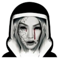 Miniatyrbild 1 av 2: Huvudmodell Halloween Bilsticker Avtagbar Självhäftande Väggsticker