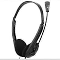 Miniatyrbillede 3 af 4: UK LAGER 3.5mm Kablet Stereo Headset Støjreducerende Mikrofon Justerbar Clip-on
